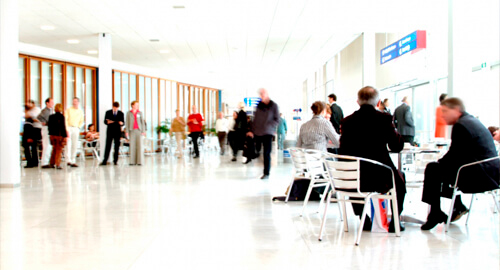 Salle d'attente patients